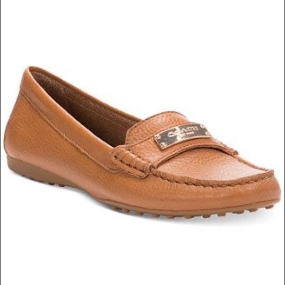 Coach Fredica leather flats